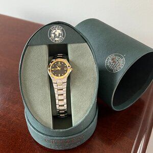 Vintage New In Box Citizen Diamond Eco-Drive Black Dial
